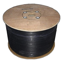 Carrete de Cable Coaxial de Baja Perdida WILSON400 Tipo LMR400. 50 Ohm de Impedancia. 152.4 Metros (500 Pies)