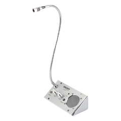 Sistema de Intercomunicación | Ideal para Ventanillas | Audio de voz de dos vías | 12V/1A 2W | Micrófono Interior + Micrófono Exterior