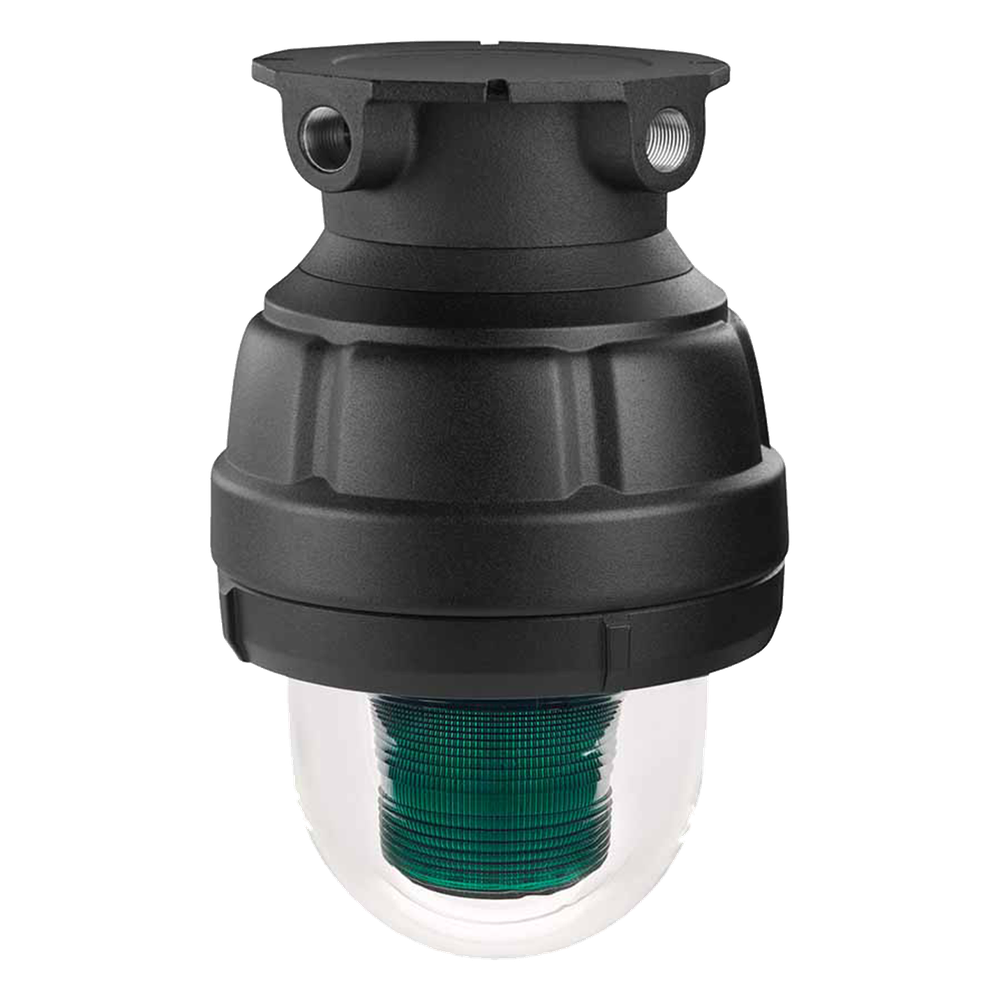 Luz Estroboscópica Antiexplosión / 75 Destellos por Minuto / 24 Vdc / Lente Verde / Tipo 4X IP66 / Clase I Div 1 Grupos C y D / Uso Interior y Exterior / Montaje Separado