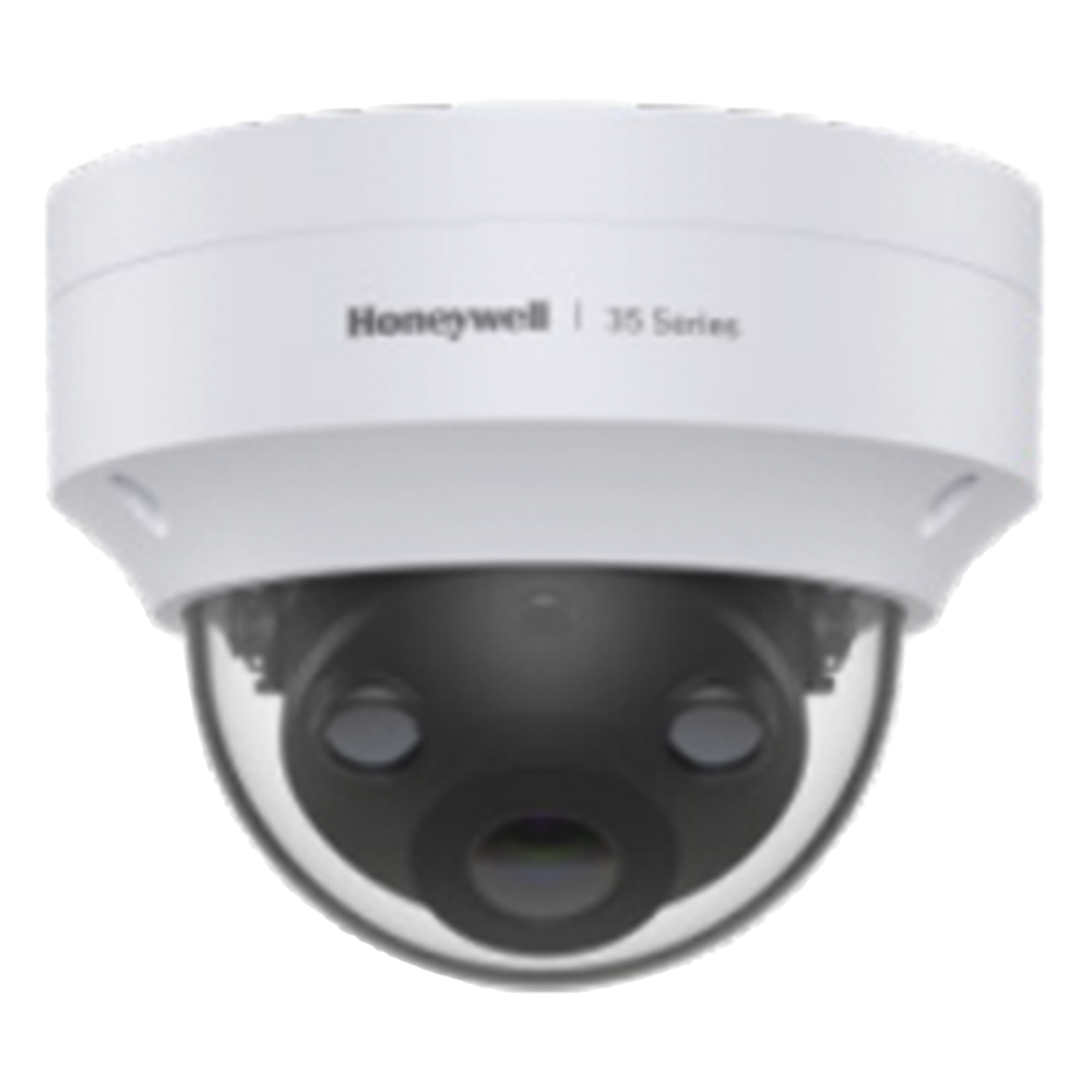 Cámara Mini Domo IP / 5 MP / Lente Fijo 2.8 mm / WDR 120 dB / IR 40 m / IP66 IP67 IK10 / PoE / NDAA