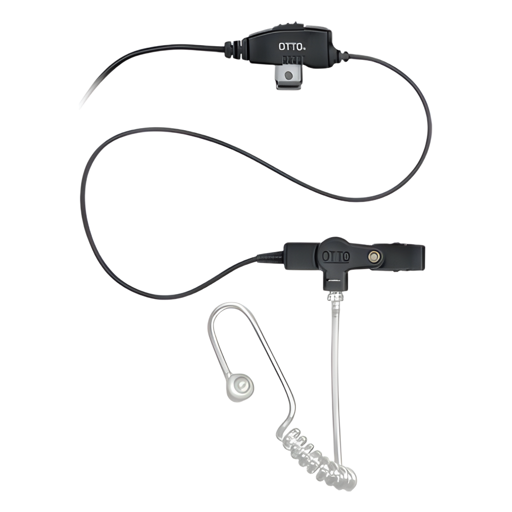Kit de Micrófono-Audífono PLUS de 1 cable para KENWOOD NX-340/320/420, TKD-340, TK-3230/3000/3402/3312/3360/3170