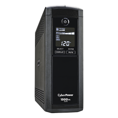 UPS de 1500 VA/900 W, Topología Línea Interactiva, Entrada 120 Vca NEMA 5-15P, Tipo Mini Torre, Con 12 Tomas NEMA 5-15R