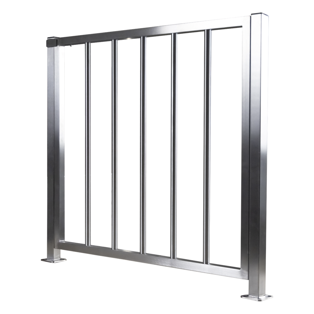 Puerta de Acero Inoxidable de Medio Cuerpo / Paso de 100 Centímetros de Ancho Ideal Para Dar Accesos que no Caben Por su Torniquete / Altura de 90 Centímetros