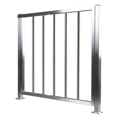Puerta de Acero Inoxidable de Medio Cuerpo / Paso de 100 Centímetros de Ancho Ideal Para Dar Accesos que no Caben Por su Torniquete / Altura de 90 Centímetros