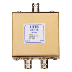 Divisor de Potencia EMR de 2 Vías, 30-960 MHz, 0.5 Watt, Conectores BNC Hembra.