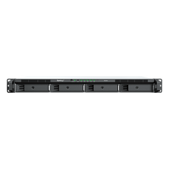 Unidad de Expansión RackStation / 1U 4 Bahías / SATA 3.5" y 2.5" Hot-Swap / Chasis Corto 290 mm (11.4 in) / Expansión en Línea / USB Type-C / Plug & Play / Garantía 3 Años