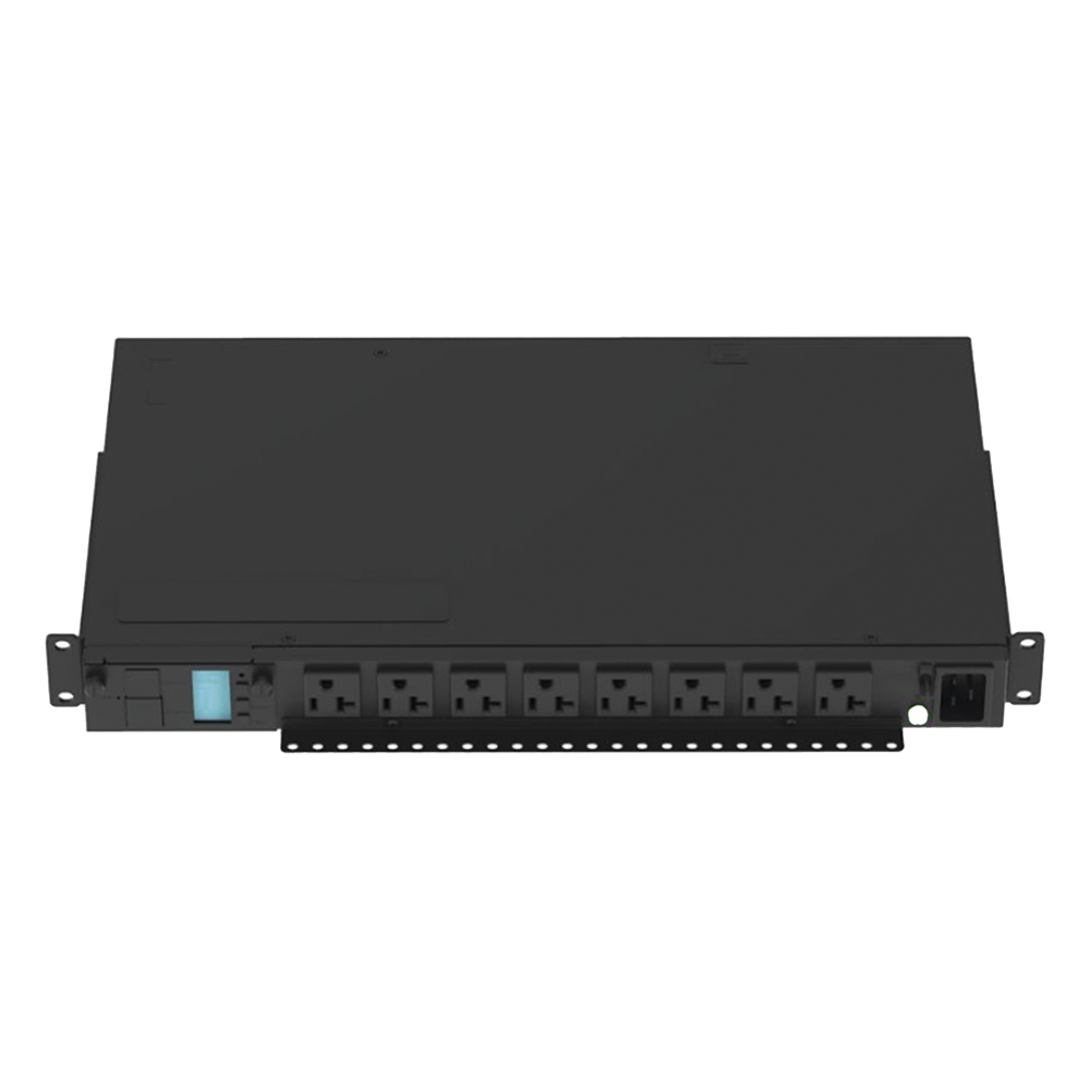 PDU G5 Monitoreable (MI) para Distribución de Energía, Enchufe de Entrada NEMA 5-15P, Con 8 Salidas 5-20R, Horizontal 19in, 120 Vca, 15 Amp, 1UR