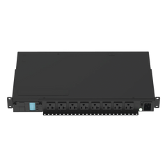 PDU G5 Monitoreable (MI) para Distribución de Energía, Enchufe de Entrada NEMA 5-15P, Con 8 Salidas 5-20R, Horizontal 19in, 120 Vca, 15 Amp, 1UR
