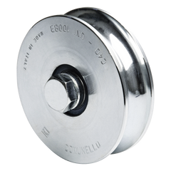 Rueda de 16 cm SIN Soporte / Soporta hasta 575 kg / Canal Tipo "U"