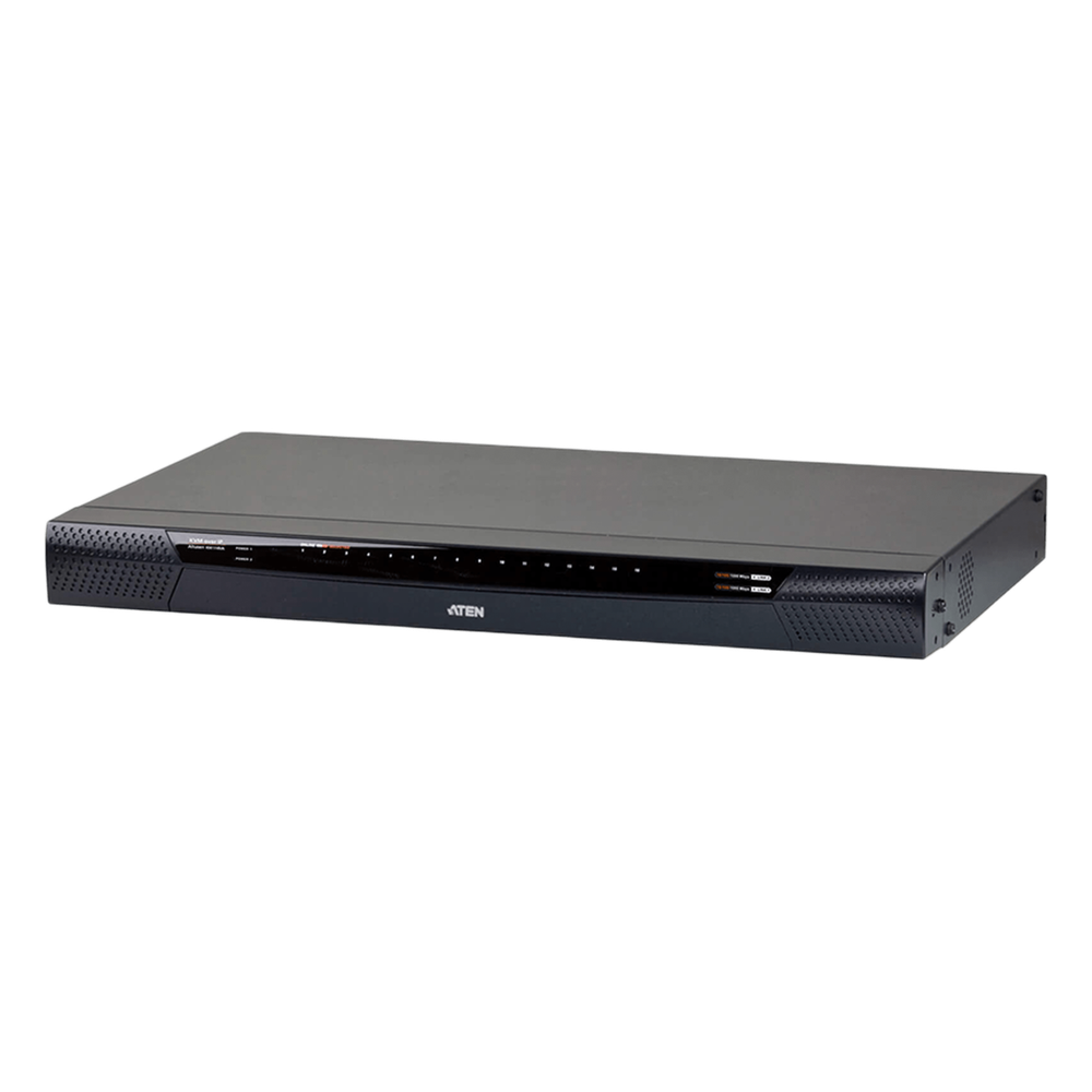 Switch KVM por IP multi-interfaz | Cat 5 | 16 puertos de 1 consola local | 1 consola remota con Virtual Media (1920 x 1200) |
