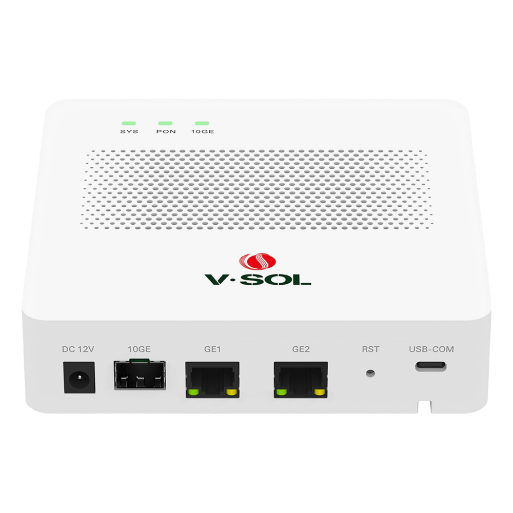 Mini OLT de 1 Puerto GPON SC/UPC con 3 puertos Uplink (2 puertos Gigabit Ethernet + 1 puerto SFP/SFP+) , hasta 64 ONUs / ONTs