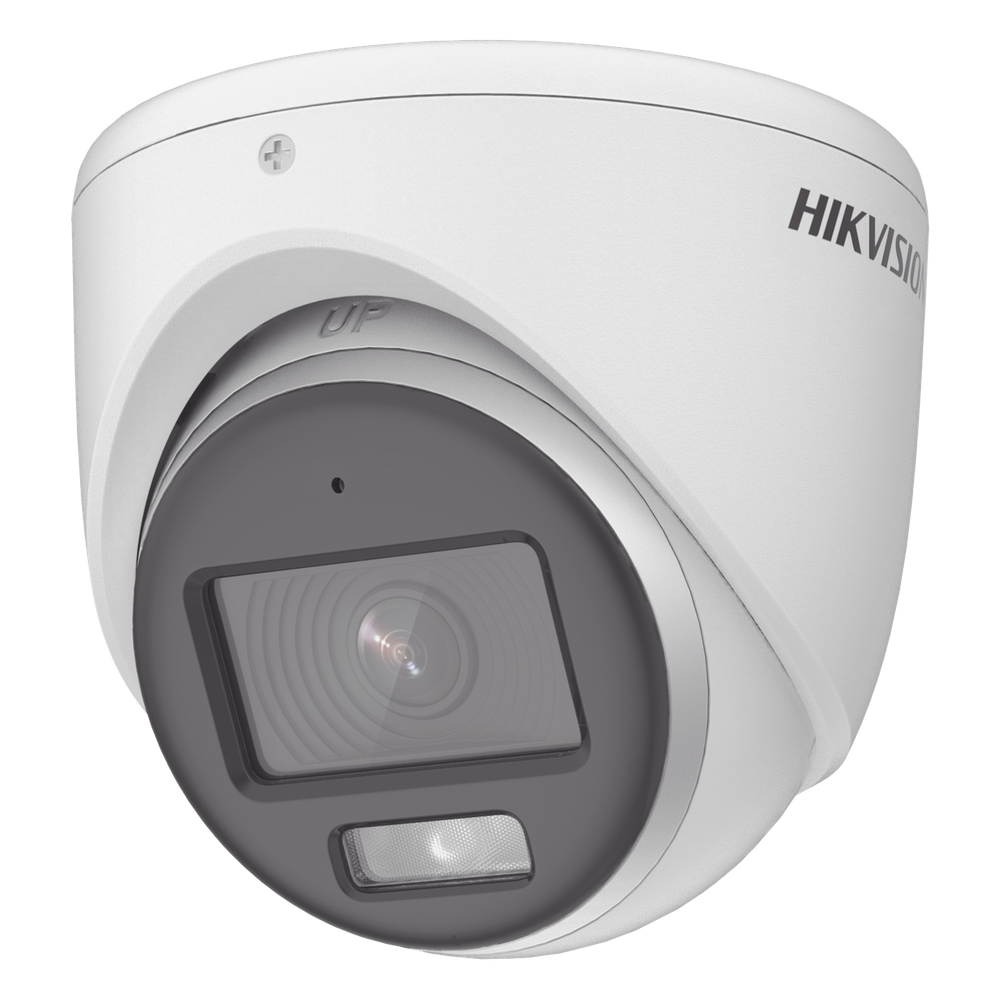 [ColorVu] Turret TURBOHD 3K (5 Megapixel) / Micrófono Integrado / Lente 3.6 mm / Imagen a Color 24/7 / 40 mts Luz Blanca / Exterior IP67 / dWDR / 4 Tecnologías