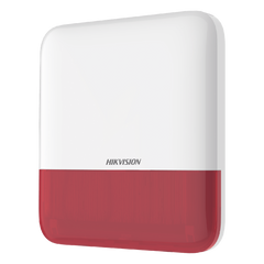 (AX PRO) Sirena Inalámbrica con Estrobo Rojo para Exterior IP65 / 110 dB