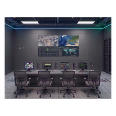 Kit Videowall 2x2 / 4 Pantallas 55" Full HD / Decodificador 16CH 4K / Montaje de Pared / Hikvision