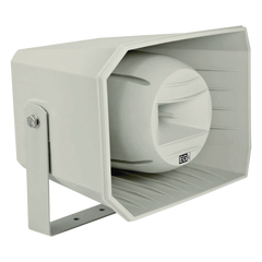 Bocina HiFi PoE Ethernet IP, de 2 vias 30W, grado de protección IP66 Gris Claro