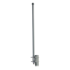 Antena omnidireccional de 2.4 GHz, Cobertura a 360º, Cobertura amplia y flexible , Ganancia 15 dBi, dimensiones 3.8 x 1.5 mts , conector N-Hembra, con montaje incluido