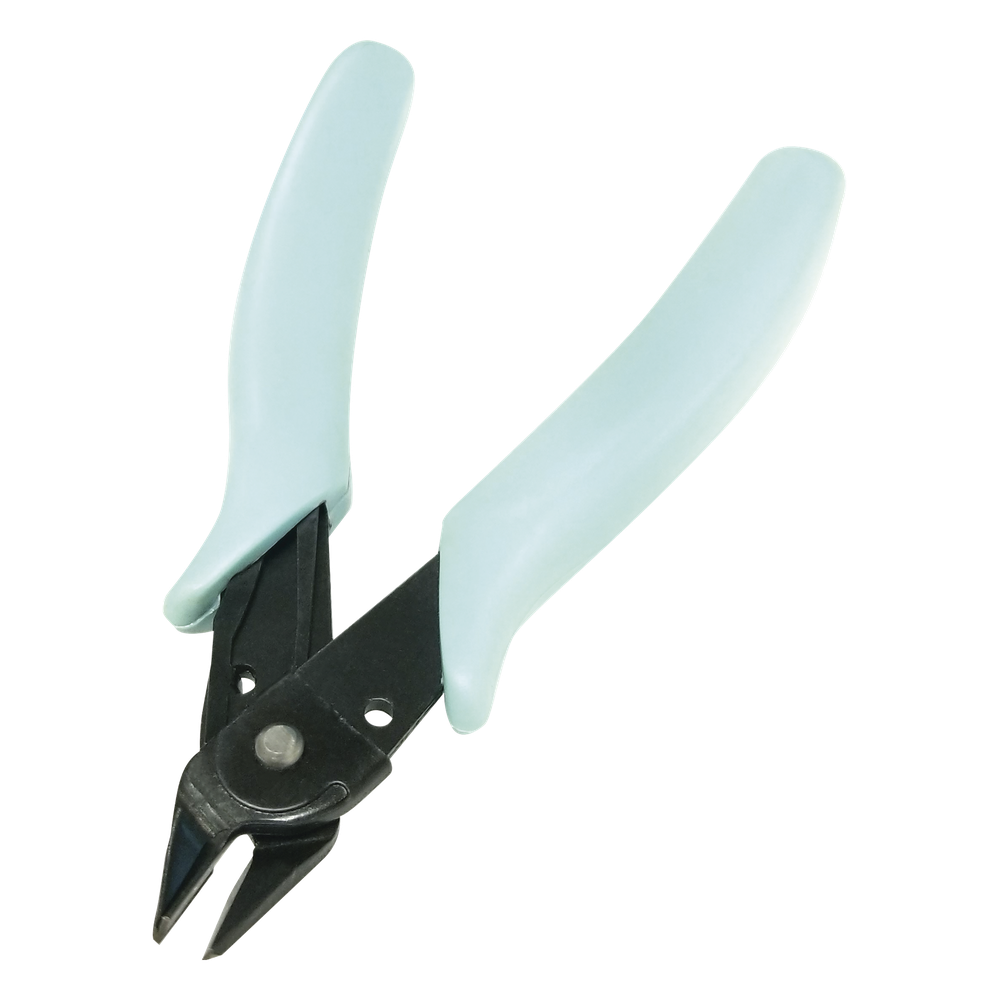 Pinza De Corte Micro de 5" (125 mm). Acero c/mango Ergonómico de PVC. Uso Electrónico. Corte al Ras.
