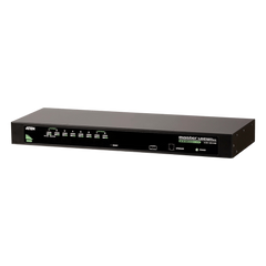 Conmutador KVM VGA PS/2-USB de 8 puertos /Cascada/W/(EE.UU./UE/SALIDA) ADP. ATEN