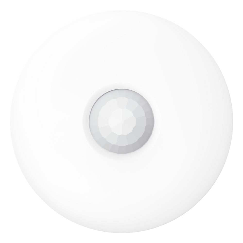 Sensor PIR Dual-Tech de Techo / Cobertura 360° / Rango 12 m (39.4 ft) / 172 Zonas de Detección / PIR + Microondas 24 GHz / Interior