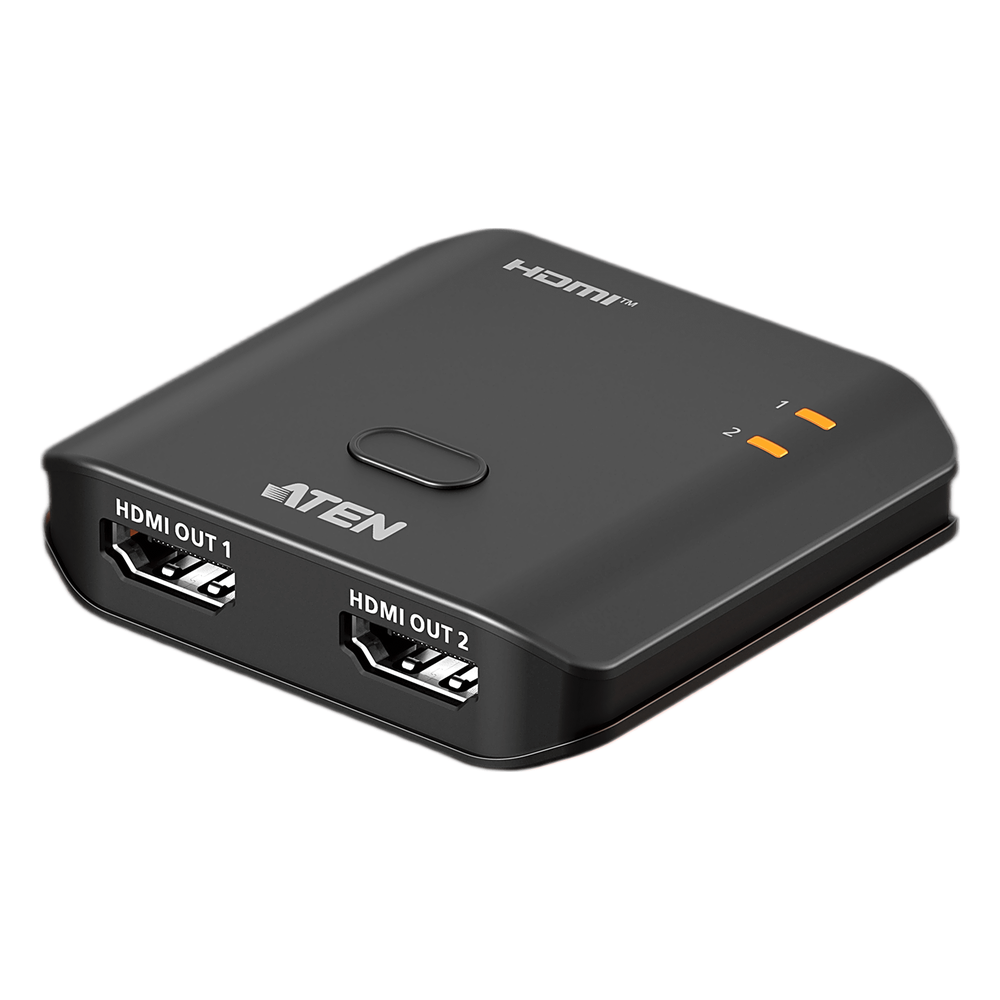 Splitter HDMI 2 Puertos 8K Essentials | 48 Gbps | 8K @ 60Hz y 4K @ 120Hz | EDID Sync | HDR10+ | VRR | ALLM | HDCP 2.3 | Audio LPCM 7.1 | Diseño Compacto