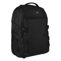 Mochila VX Sport EVO con Ruedas, Mango Telescópico y Correas al Hombro. Fabricada en Poliéster Negro repelente al Agua. Backpack on Wheels.