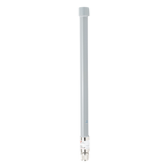 Antena Omnidireccional, mayor distancia de transmisión y recepción de señal en 360º,  Doble banda de 2.4 / 5 GHz, Ganancia de 9 dBi, Conector N-macho, Adecuada para entornos exigentes
