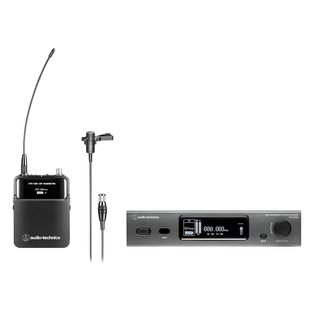 Sistema Inalámbrico | Banda DE2 | 40 Canales Simultáneos | Alcance 100 m (328 ft) | Receptor True Diversity | Transmisor Body-Pack con Micrófono Lavalier