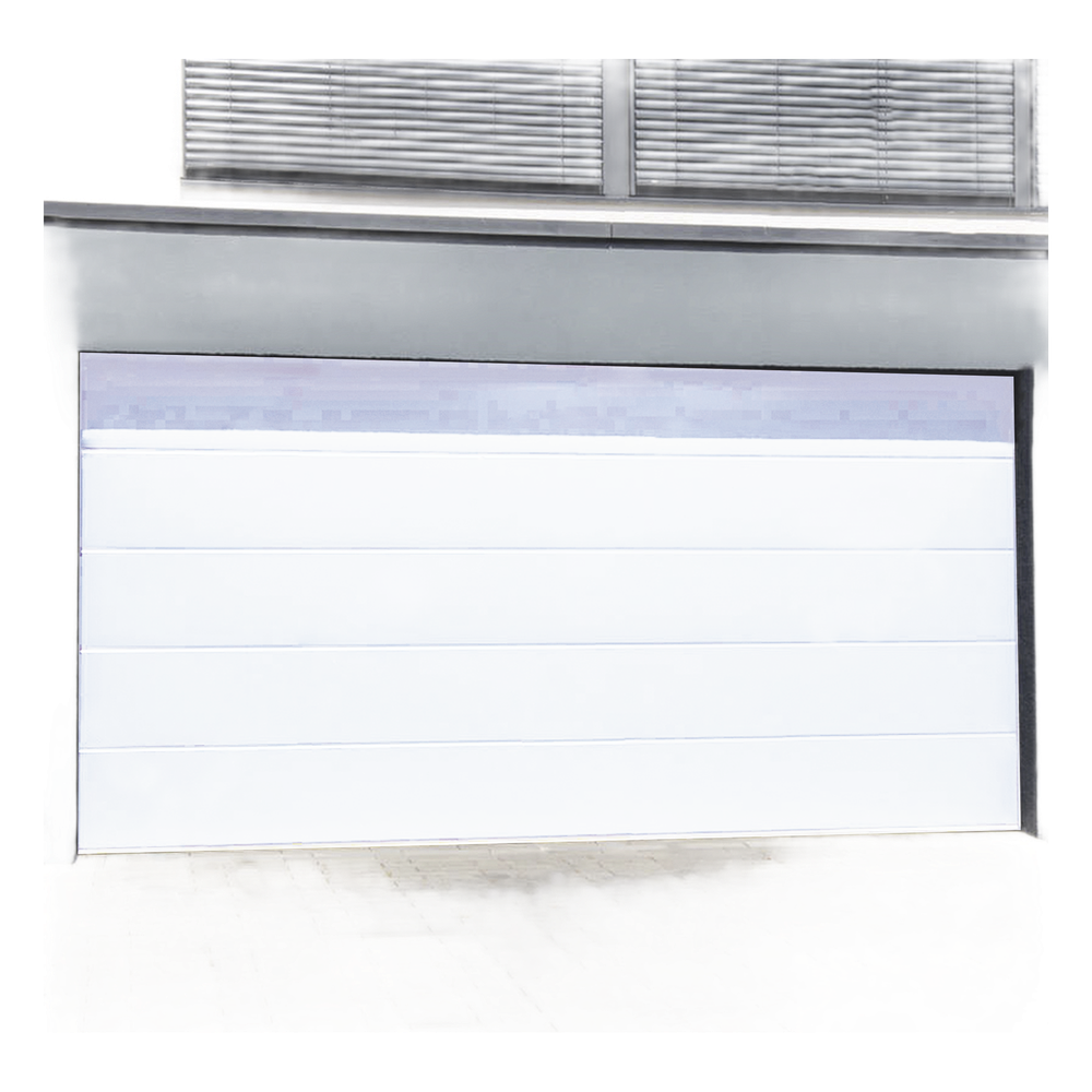 Puerta de Garage de Alta Calidad / Linea Central / Color Blanco 10X9 pies,  AISLADA, Estilo Americana.
