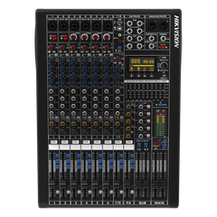Consola de Mezcla Analógica | 8 Canales | 6 Entradas Mic/Línea | 12 Salidas | DSP Efectos | USB Media | Bluetooth | Montaje en Rack