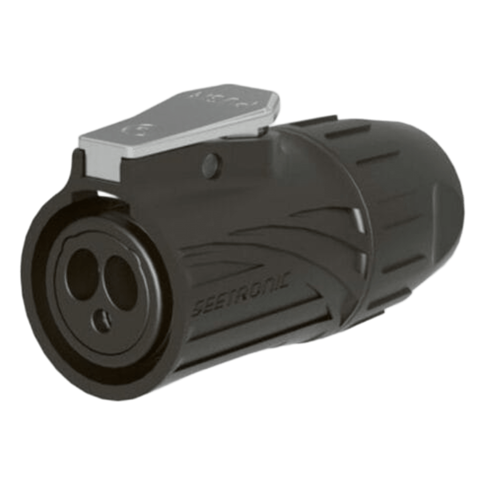 Conector de Alimentación | Núcleo de 3 capas | Carcasa de zinc | Protección RF | Contactos dorados | Alta resistencia | Carcasa PA66 | Resistencia a presión | 20A RMS | Protección IP65