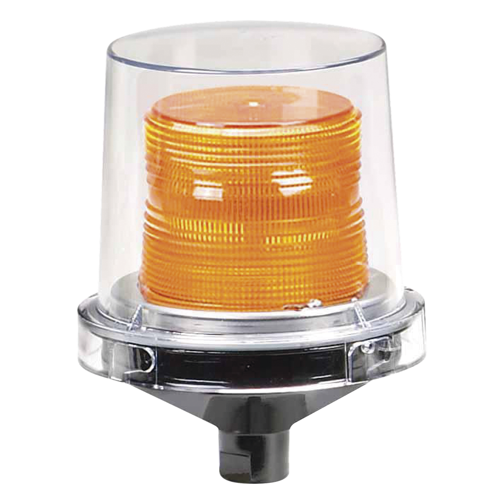 Luz de advertencia LED para ubicaciones peligrosas Electraray®, UL y cUL para Clase I, División 2, Grupos A, B, C y D; Clase II División 2, Grupos F y G; Clase III, 240 VCA, color Ámbar, parpadeo predeterminado