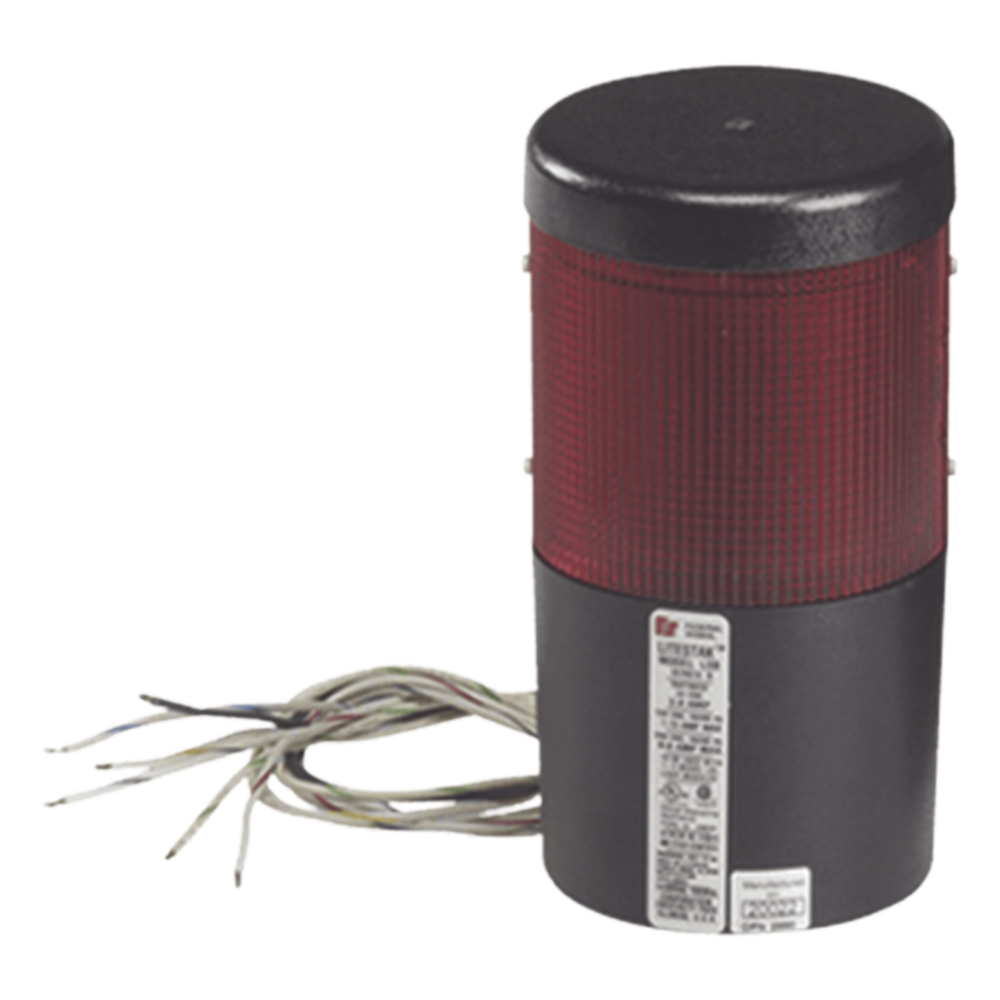 LED para torre de Señalización LITESTAK / Modelo LSL-024-R / 24VDC / Módulo de Luz Roja / 0.76A / Montaje en Tubería o Superficie