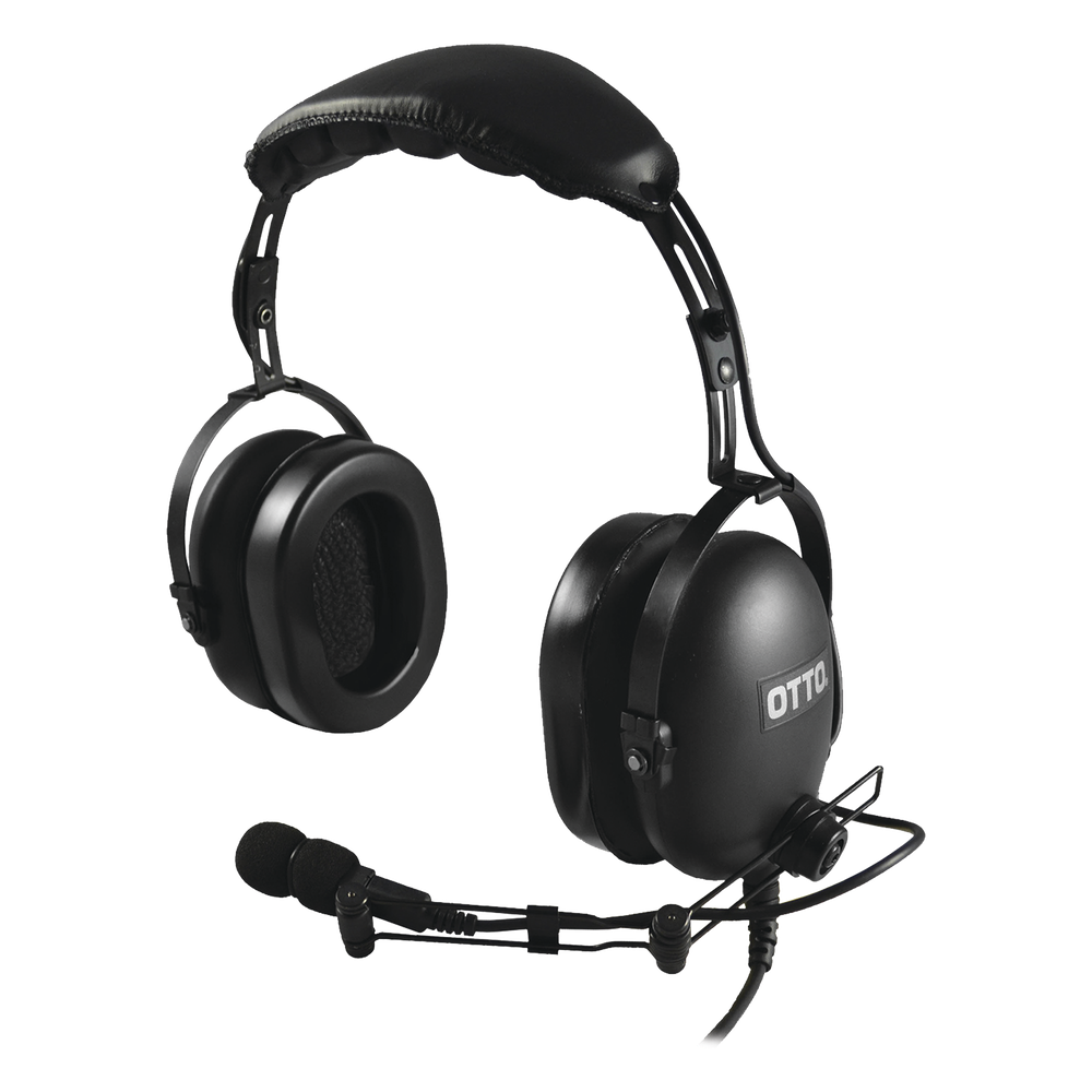 Diadema Heavy Duty sobre la cabeza para KENWOOD NX-340/320/420, TK-3230/3000/3402/3312/3360/3170
