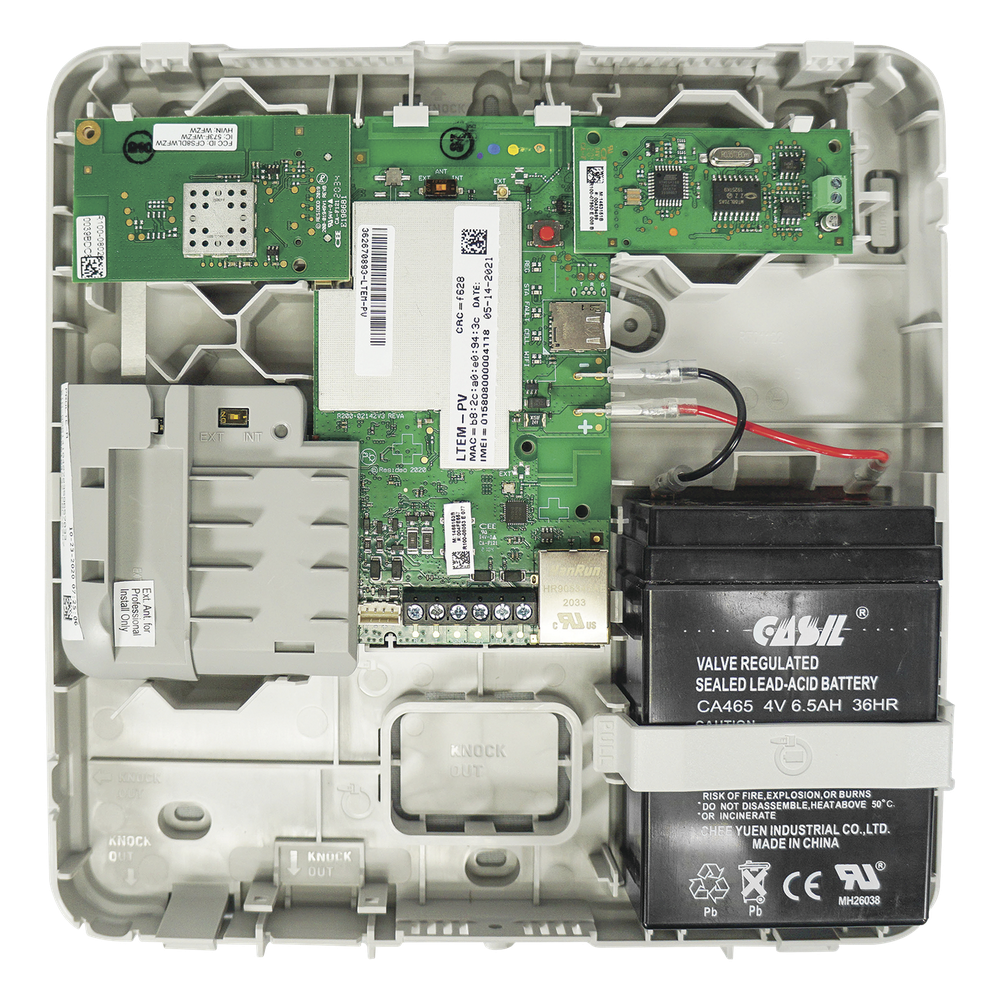 Comunicador de alarmas LTE Cat-M1 y Ethernet para paneles VISTA, DSC e Interlogix