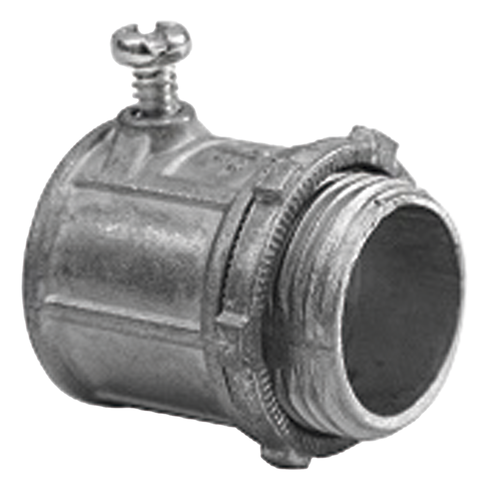 Conector de 2" para Tubo Pared Delgada con Tornillos Opresores.