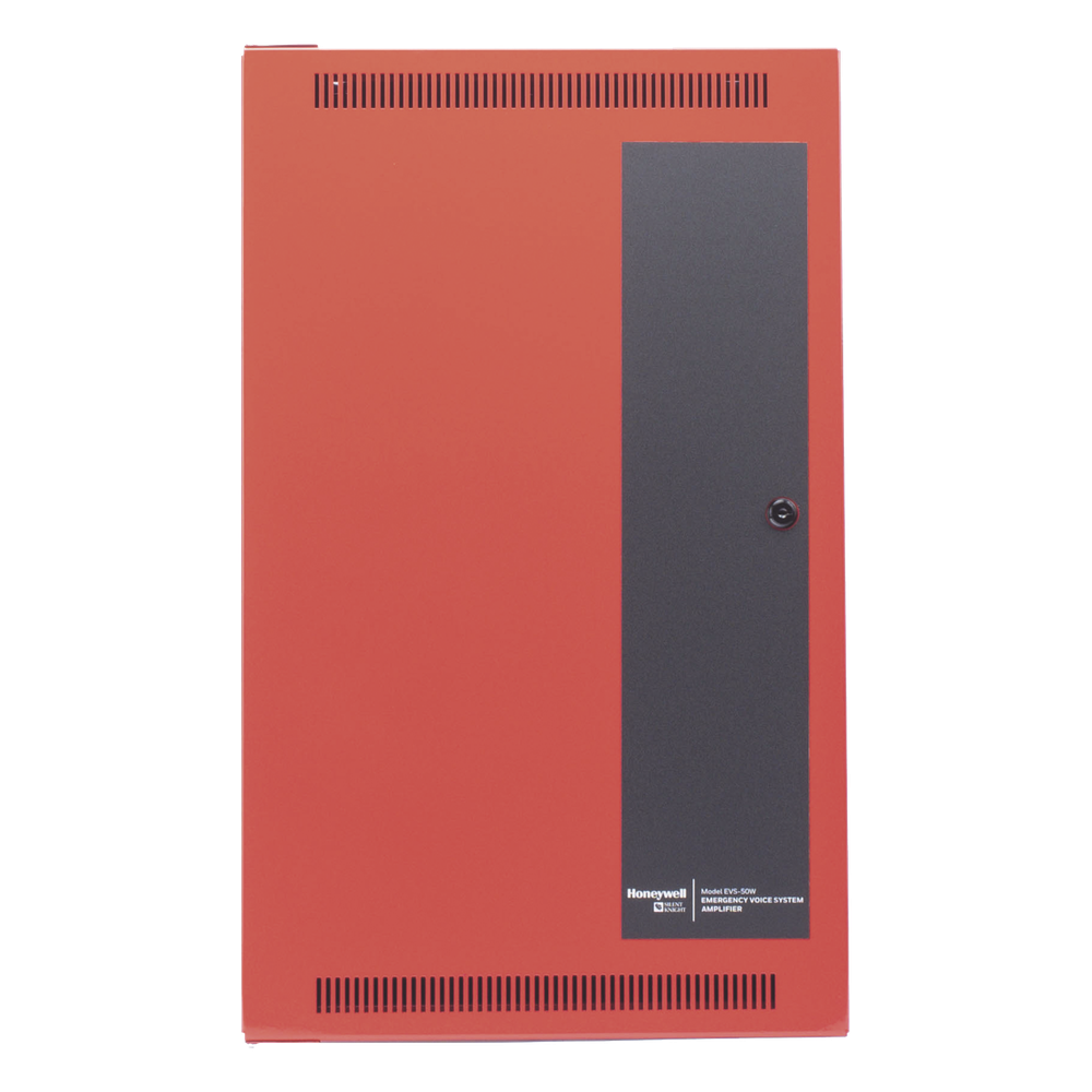 Amplificador de 50 Watts con 4 circuitos de voceo para paneles Silent Knight Serie 6000