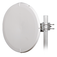 Antena Direccional de Alto Rendimiento / 30.5 ± 1 dBi / 2 ft / 5.9-7.125 GHz / Conectores RP-SMA / Alto Aislamiento al Ruido / Fácil Montaje y herraje de acero inoxidable /  Radomo Incluido