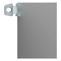 Soporte de Montaje en Pared para Gabinetes NEMA / Brackets Externos AW / Acero Suave Zincado 3 mm / 36x76x21 mm (1.42x2.99x0.83 in) / Incluye 4 Unidades con Accesorios / Mantiene Protección NEMA / IP