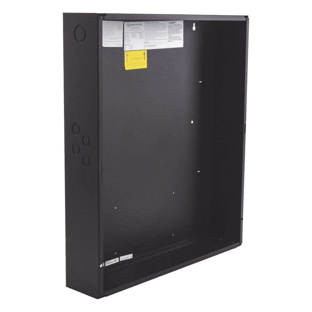 Gabinete metálico (backbox) de dos niveles para amplificadores y fuentes de alimentación / serie EQ ONYX de NOTIFIER / negro
