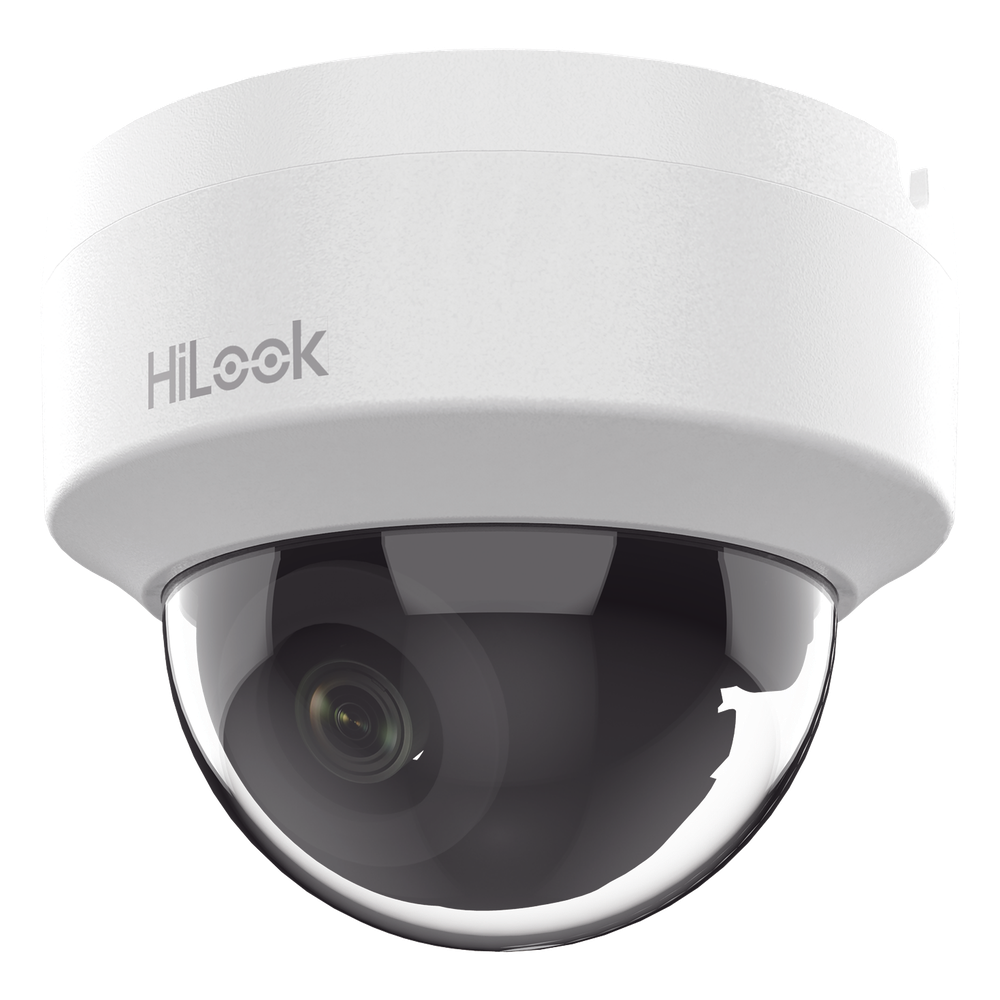 HiLook Series / Domo IP 4 Megapixel  / Lente 2.8 mm (Gran Angular) / 20 mts IR / Interior / PoE / dWDR / H.265+ / ONVIF