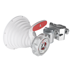 Antena Sectorial Simétrica de 30° / 2x2 / Rango de Frecuencia Extendido: 4900 - 7125 MHz / Ganancia de 18 dBi / Lista para Adaptadores Twistport / Protección IP65