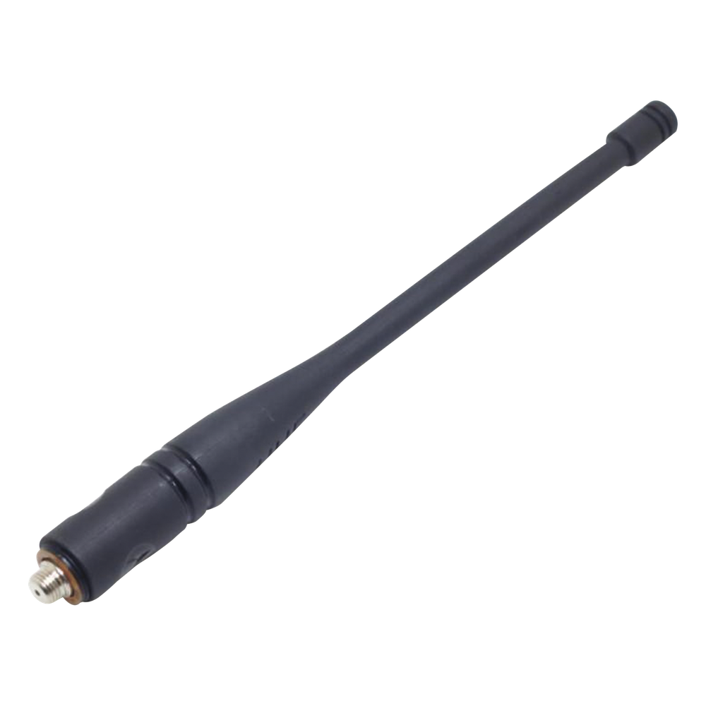 Antena UHF Helicoidal / 400-470 MHz / Ganancia 0 dBd (Unitaria) / Longitud 170 mm (6.7 in) / Conector Rosca Monopolo / Radios Motorola DEP550, DEP570, DEP550e, DEP570e, DGP8050, DGP8550, DGP8050e, DGP8550e