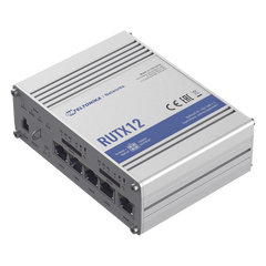 Router Industrial Dual LTE Cat 6 / 600 Mbps / 5 Puertos Gigabit / WiFi 5 / Doble SIM / GNSS / PoE / -40°C a 75°C