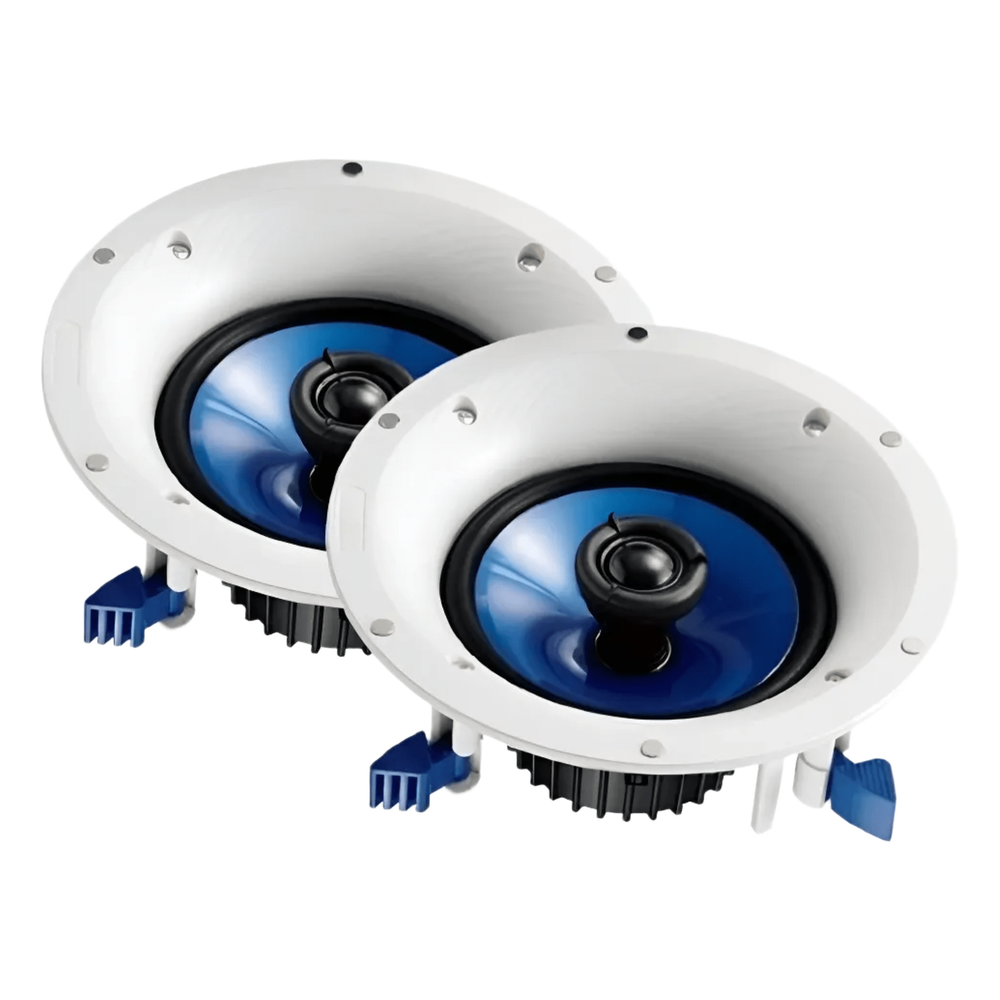 Bocinas de Plafón | 2 Vías | Residenciales | Woofer 8" | 140W | 8 Ohms | Color Blanco | Par