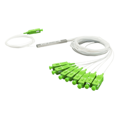 Splitter (Divisor Óptico) tipo PLC, de 1x8, conectores SC/APC