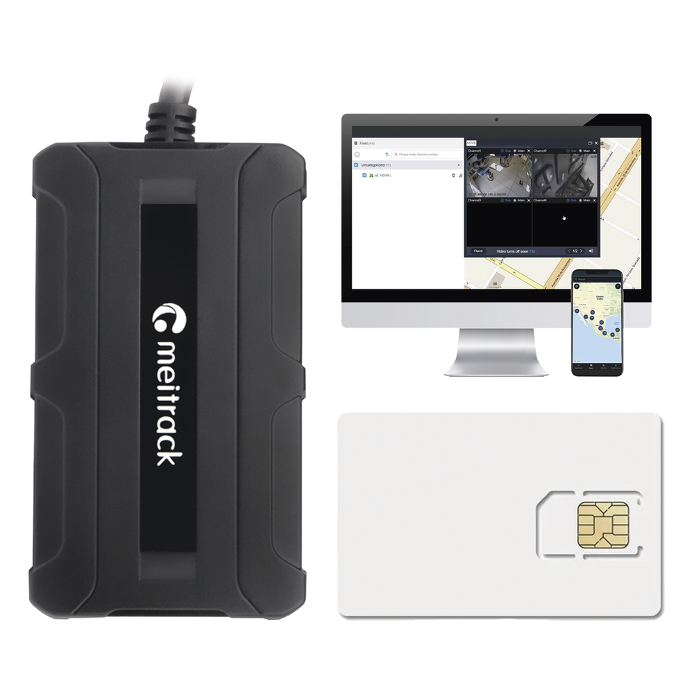 KIT de rastreador vehicular (GPS) IP67 Ideal para Motocicletas y Vehiculos con conectividad 2G y 4G/licencia anual de EPCOMGPSCODE y sim anual SIM600MB1Y
