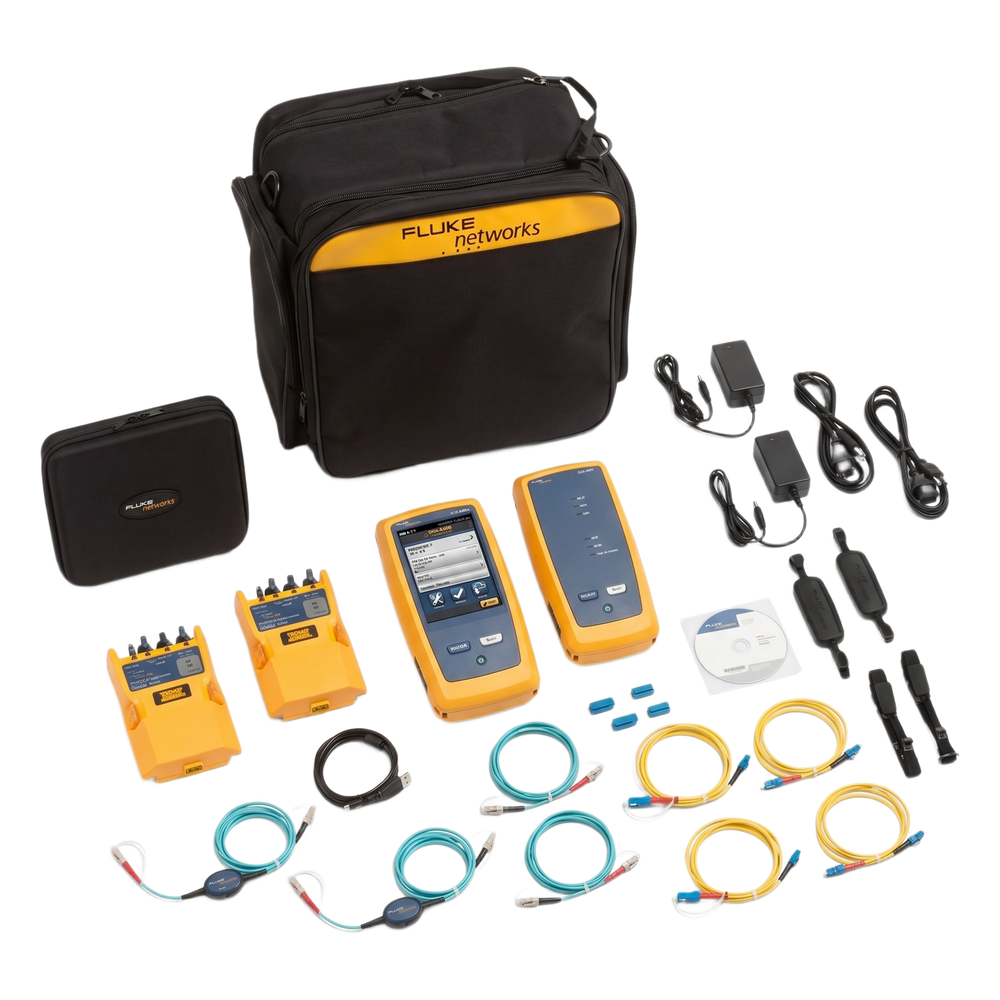 Certificador CertiFiber Pro Quad, para Fibra Óptica Multimodo 50µm y Monomodo, Con WiFi Integrado y Pantalla LCD de 5.7 Pulgadas (14.48 cm), Versión Internacional