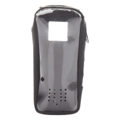 Funda de Piel Reforzada, con Frente Transparente para Serie Satelital IC-SAT100.