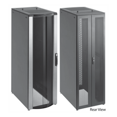 Gabinete de Telecomunicaciones de 45 UR ProLine FloTek, 606 mm de Ancho, 899 mm de Profundidad, Color Negro