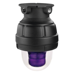 Luz de advertencia LED a prueba de explosion Homologado UL y cUL para Clase I, División 1, Grupo C y D; Clase I, División 2, Grupos A y B; Clase II, División 1, Grupos E, F y G; Clase III, Color Magenta a 24 VCD